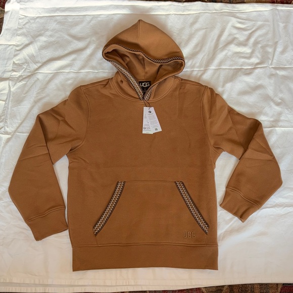 UGG Other - NWT UGGbraid Tasman Pull-On Hoodie In Chestnut Size Medium